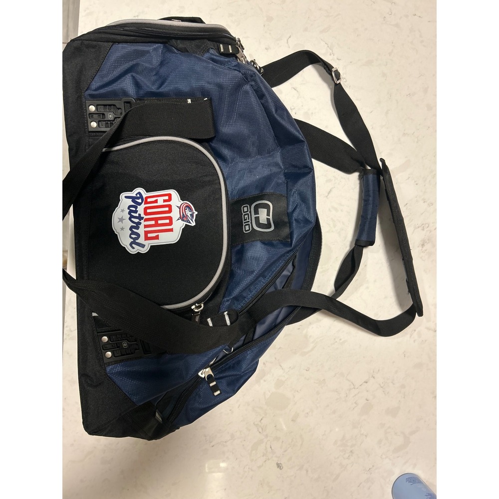 OGIO Big Dome Duffel‎ Columbus Blue Jackets Navy Blue Black GoalPatrol Gym Bag